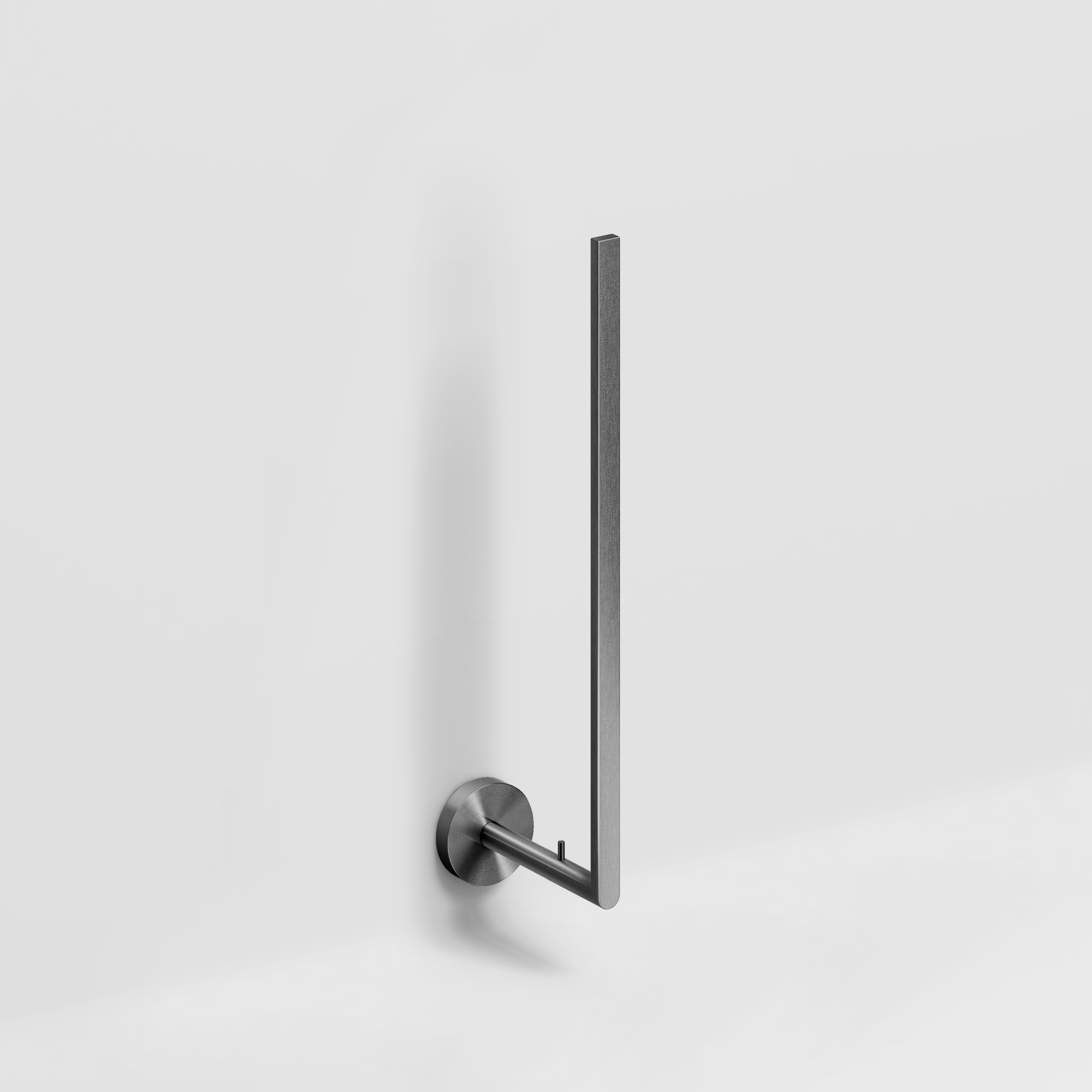 Clou Flat reserverolhouder voor 3 stuks, gunmetal geborsteld PVD